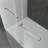 48'' W 76'' H Frameless Rectangle Reversible Shower Stall-61910884