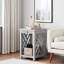 Lund 15.75" Wide Rectangular End Table With 1 Tray And 1 Shelf, Dove Grey-203540826