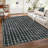 Modern Area Rug Checkered Rug Washable,Non-Slip Carpet for Living Room,Bedroom,Kitchen,Hallway mark Resistant Indoor Floor Mat-143821187-143821192