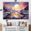 Paysage d'art kawaii en Alaska - ensemble d'art mural Glacier-1980923609-1980923610
