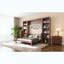 Grand lit escamotable avec bureau et tablettes-152219549