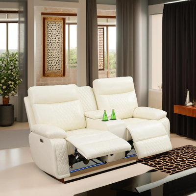 Causeuse inclinable en cuir Nova Pu