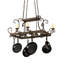 Caiden Handcrafted 6 Light Pot Rack