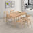 Solid Wood Dining Set with Sculpted Chairs-865691490-1012875474