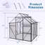 Base surélevée en polycarbonate pour serre-111176885-111176889