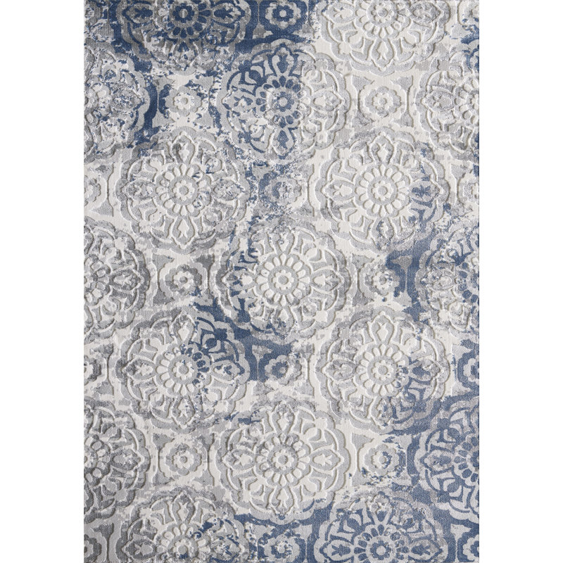 Floral Indoor Rug, Rectangle 5'3" x 7'6"