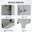 Bathroom Vanity With Ceramic Sink - Soft-Close Drawers, Solid Wood Frame, Multi-Organizer Storage-1506390877
