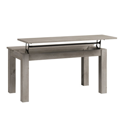 Dining Table/Lift-top Desk, Brown finish