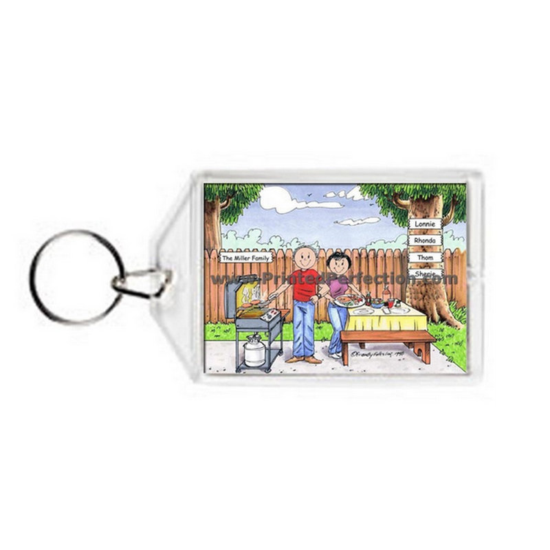 Porte-clés en acrylique personnalisé, Oui
