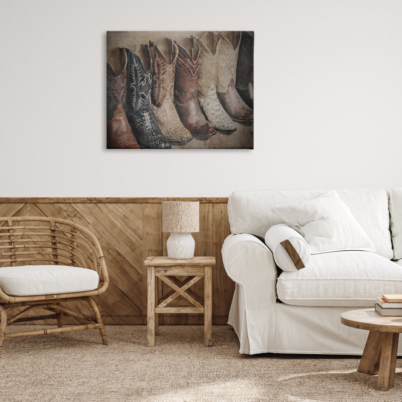 Art texturé sur toile Texan, H 30 po x l 40 po