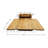 Cristiano Rectangular Teak Solid Wood Yes Outdoor Balcony Table , 32 " W 25 " D