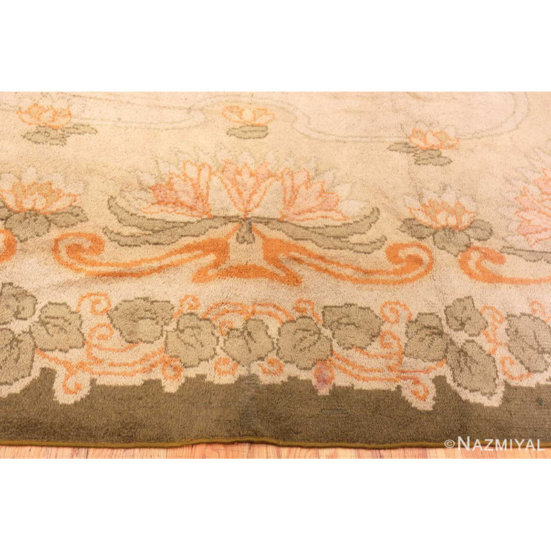 Tapis antique antique Art Nouveau