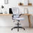 Ergonomic Desk Chair, Mesh Home Office chair, Swivel Desk, Computer Chair with Lumbar Support, Height Adjustable with Foot Ring-1047469247