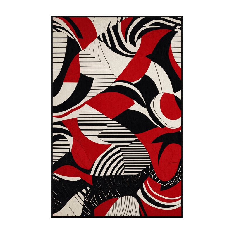 Flame Rift Rug, Rectangle 8' x 12'