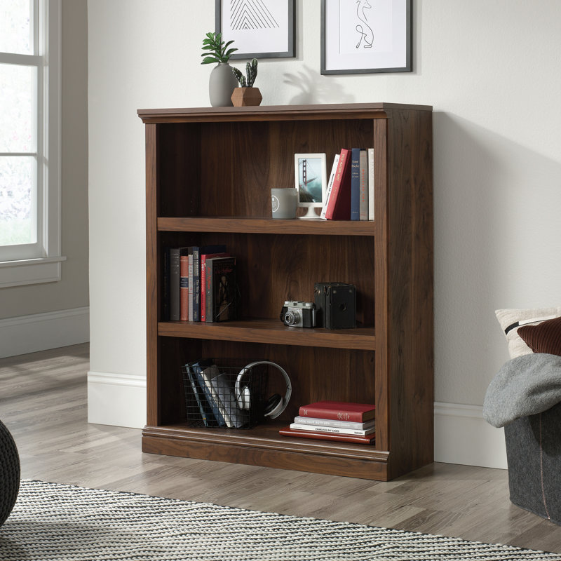 Hartman Bookcase, Grand Walnut, (3 Shelves) 43.78" H x 35.28" W x 13.23" D