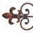 Patil 54" x 11" Brown Metal Rustic Wall Décor