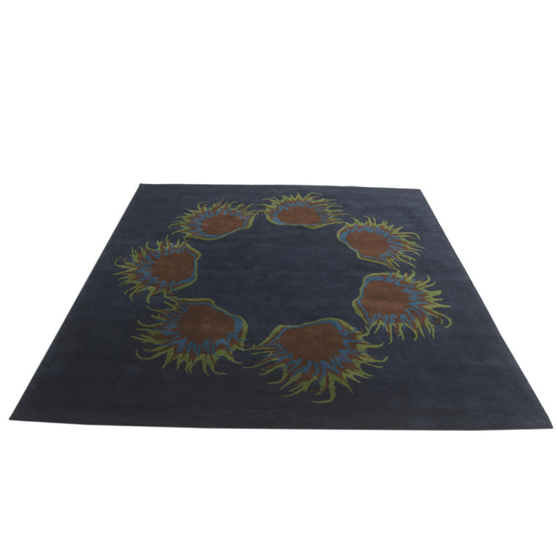 Square Navin Navy Blue Rug