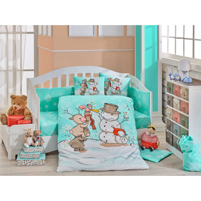 Ensemble de housse de couette 100% coton 4 pièces Boniface