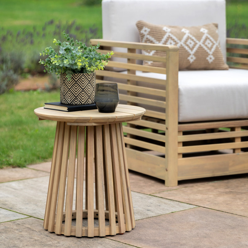 Solid Wood End Table