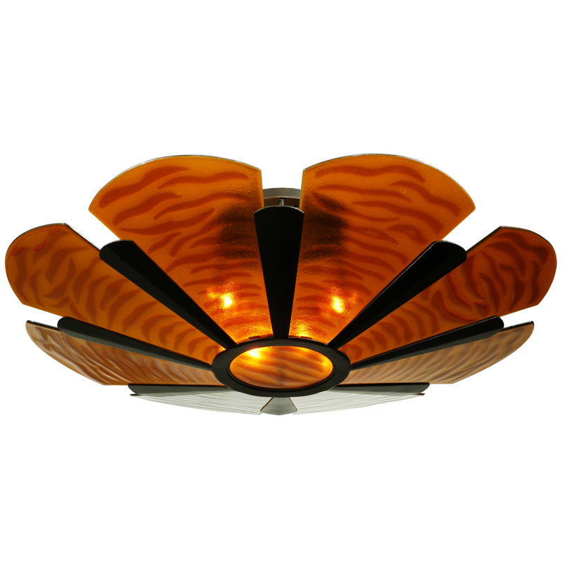 Metro Fusion 6 - Light Semi Flush Mount