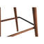 Tabouret de comptoir en similicuir brun avec dossier sans dossier, siège rembourré confortable et repose-pieds en métal. Pour îlot de cuisine, pub, salle à manger. Repose-pieds ovale à hauteur ergonomique en cuir-773121000