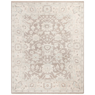 Sivas Hand-Knotted Gray Area Rug