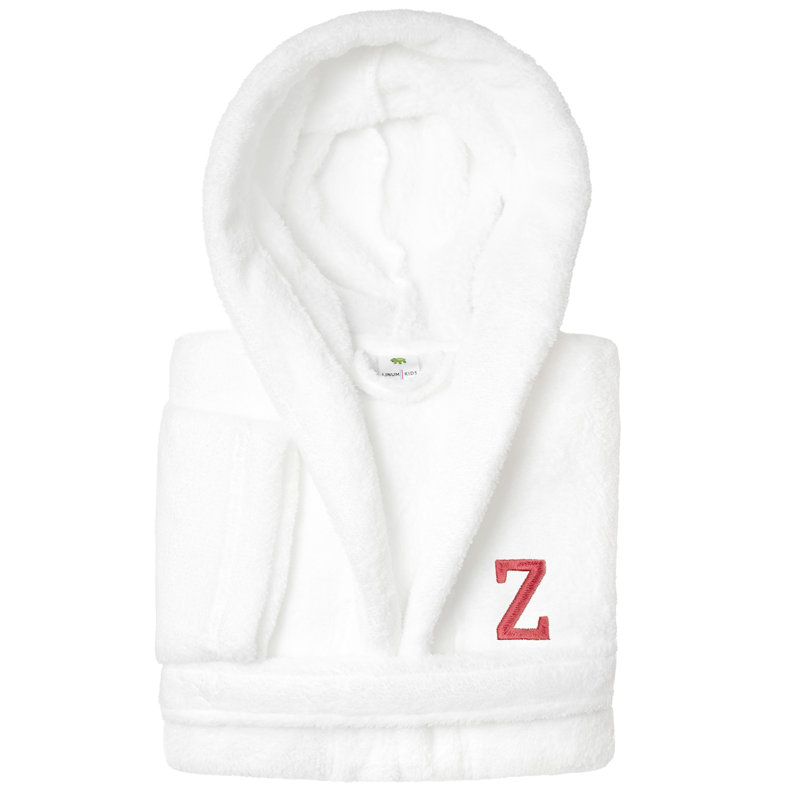 Peignoir à capuche double 100% polyester personnalisé, L, Z, Rouge