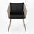 Black Cushion/Light Brown Frame selected