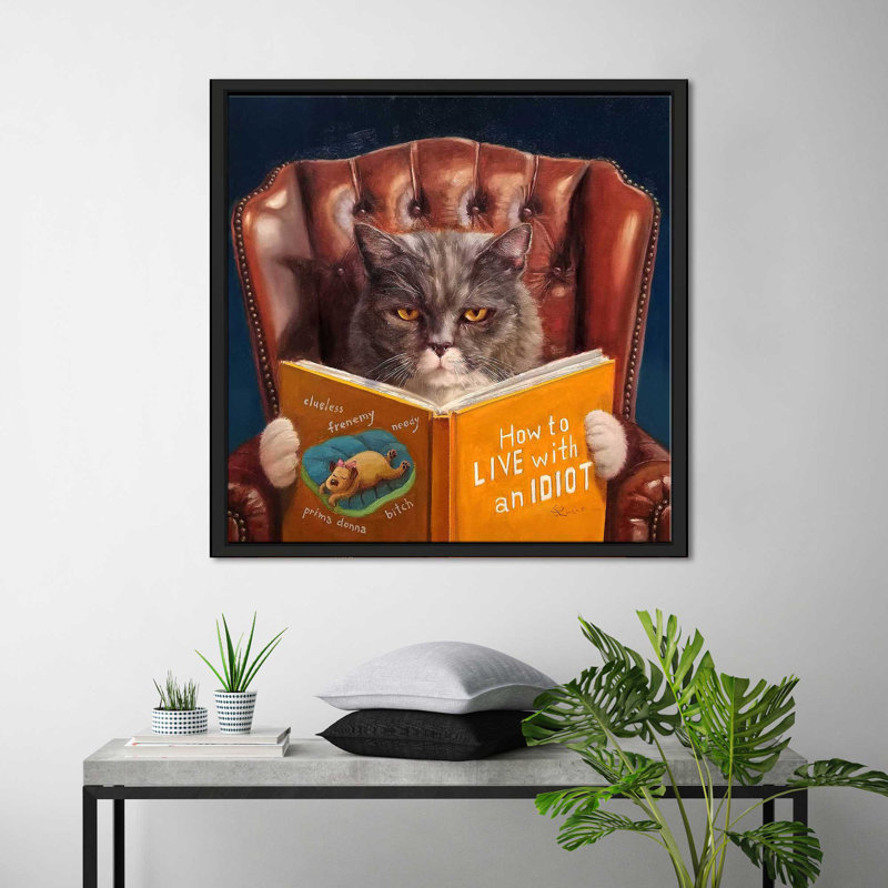 Aménagement intérieur par Lucia Heffernan - Peinture, Cadre flottant noir, H 21,5 po x l 21,5 po x P 2 po