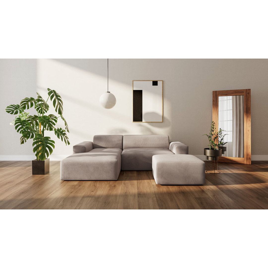 Ecksofa Fluvio mit Bettfunktion