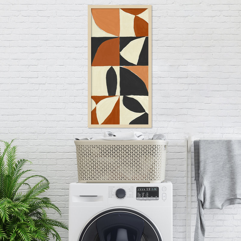 Honoring Matisse Warm by Isabelle Z, 33" H x 17" W x 1" D, Brown