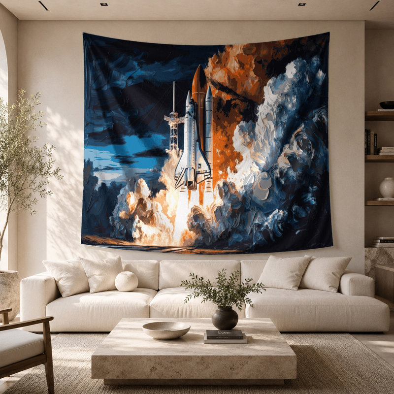 Tapisserie murale «Space Navery Space», 26 po x 36 po