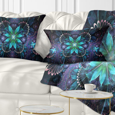 Coussin lombaire en fleur d’art digitale