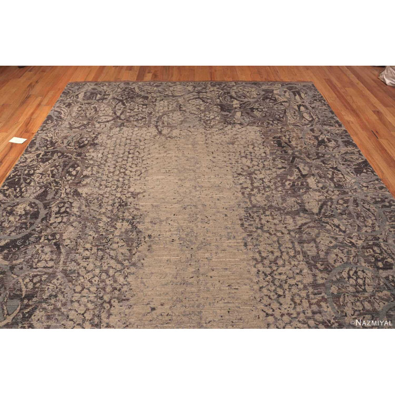 One-of-a-Kind Rectangle 9' X 12'4" Hand Knotted Area Rug