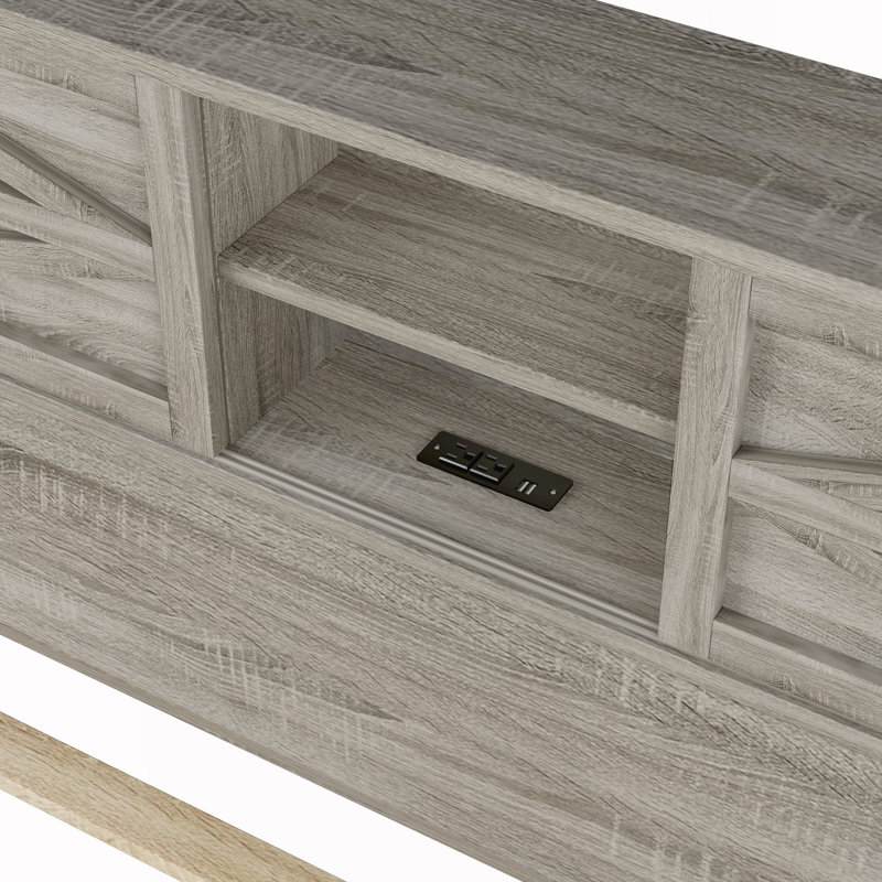 Ensemble de chambre à coucher 3 pièces avec lit plateforme, Gris antique