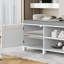 Banc de rangement pour 10 paires de chaussures avec coussin moelleux