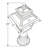Davenport 1-Light Outdoor Pier Glass Cap Mount Light