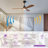 Karlena 52'' Ceiling Fan with LED Lights and Remote Control-1838717465