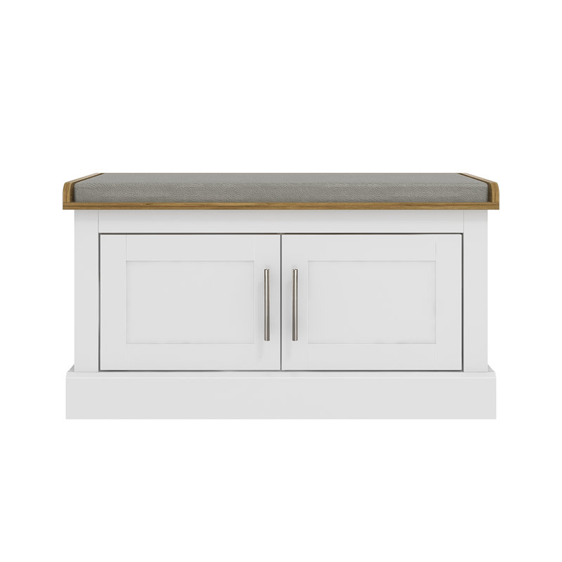 Sufy Annakay Shoe Storage Bench, White