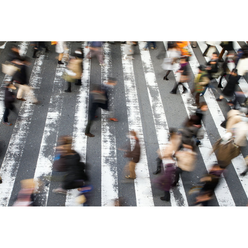 " Busy Street In Osaka ", 8" H x 12" W  