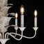 6-Lights Dimmable Ceiling Chandeliers with Leaf-348680313