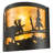 Jakema Steel Flush Mounted Sconce