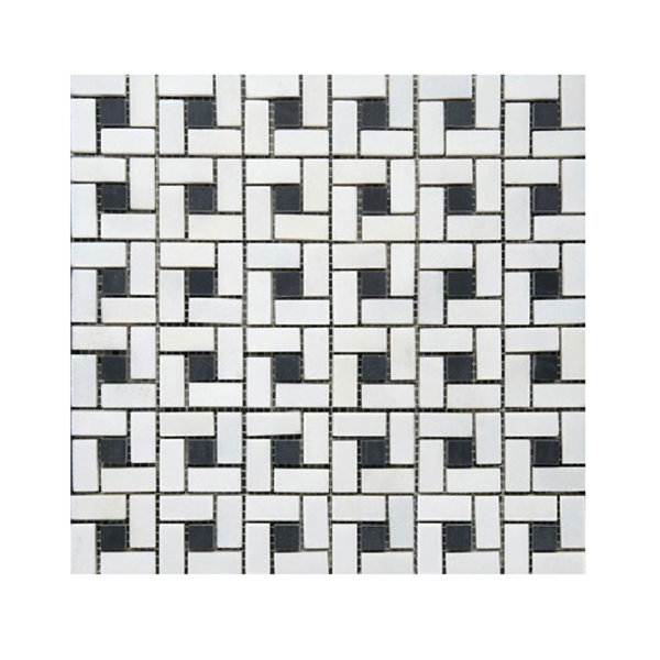 Marble Pinwheel Mosaic Wall & Floor Tile