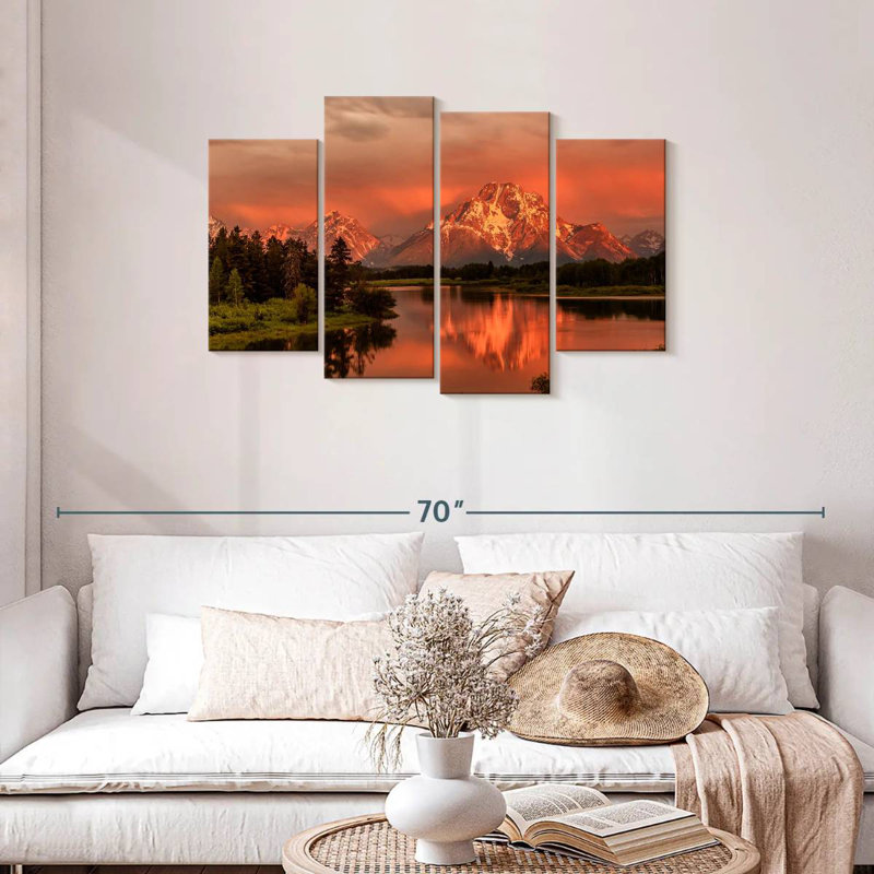 Grand Teton Red Sunset