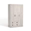 Bristol 3 Door 2 Drawer Wardrobe
