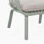 Fauteuil club d'extérieur PP, finition verte avec coussin beige, ensemble de 2-1803345397-1803345386