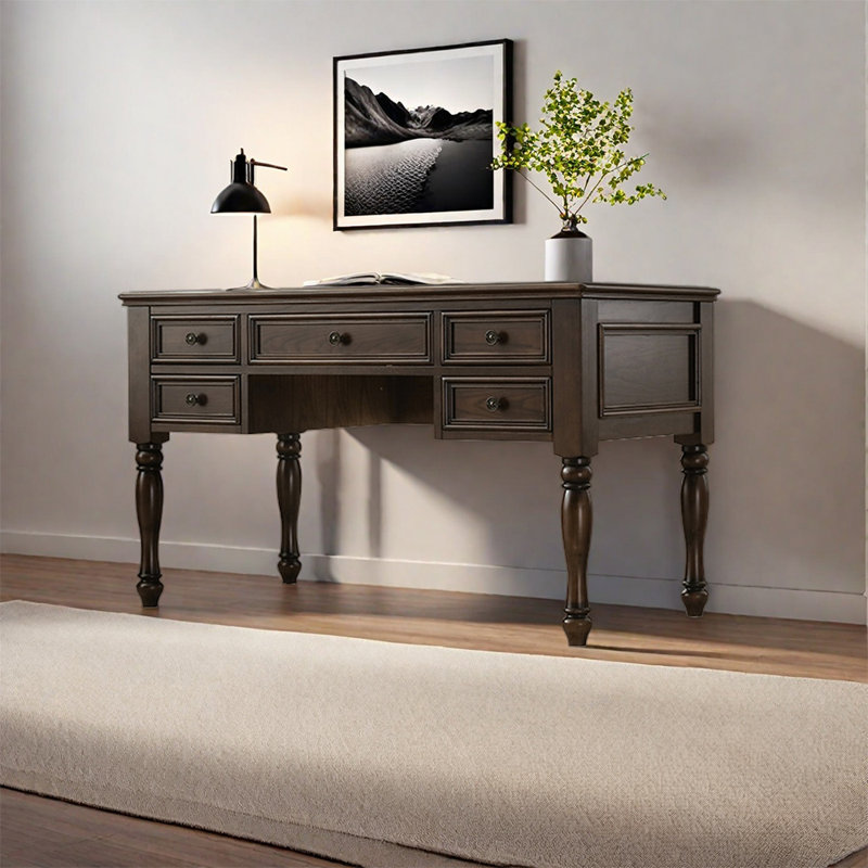 American style small home desk, 29.33" H x 47.24" W x 23.62" D