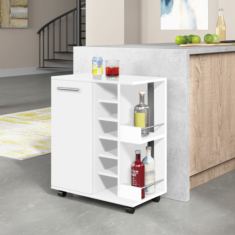 Gans 24 " L Bar Cabinet, White