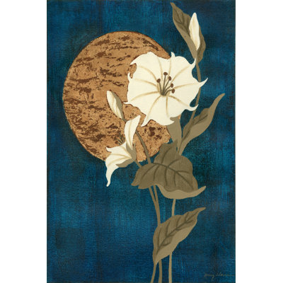 Moonlight Blossoms I (JP) by Nancy Slocum - Wrapped Canvas Painting
