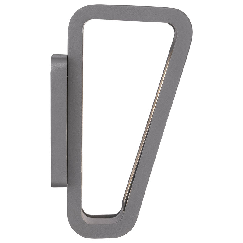 Soldered Silver and Black Modern LED Wall Sconce
